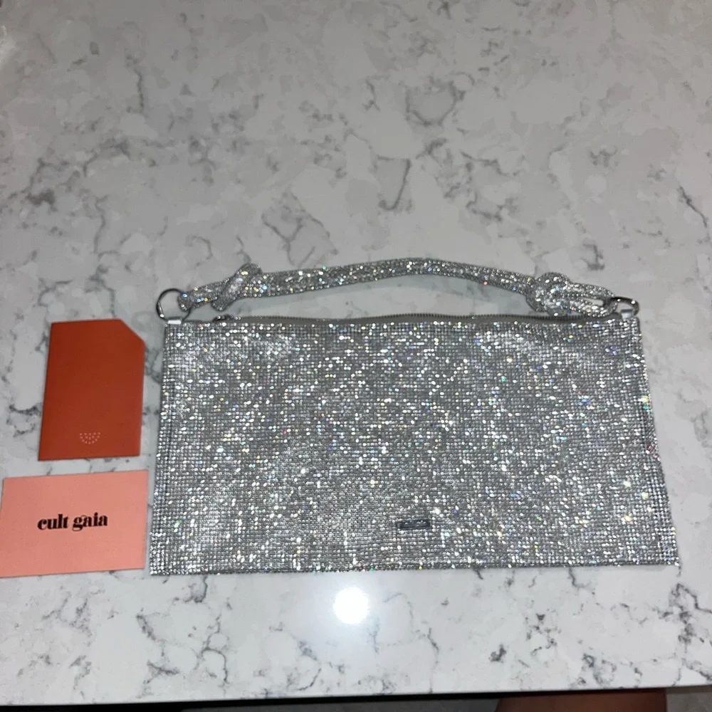 Cult Gaia mini Hera rhinestone shoulder bag - Picture 2 of 12